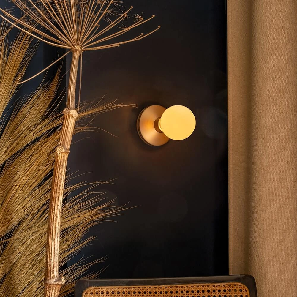 Oplaadbare wandlamp Bee Gold Frosted Humble 7446023299282
