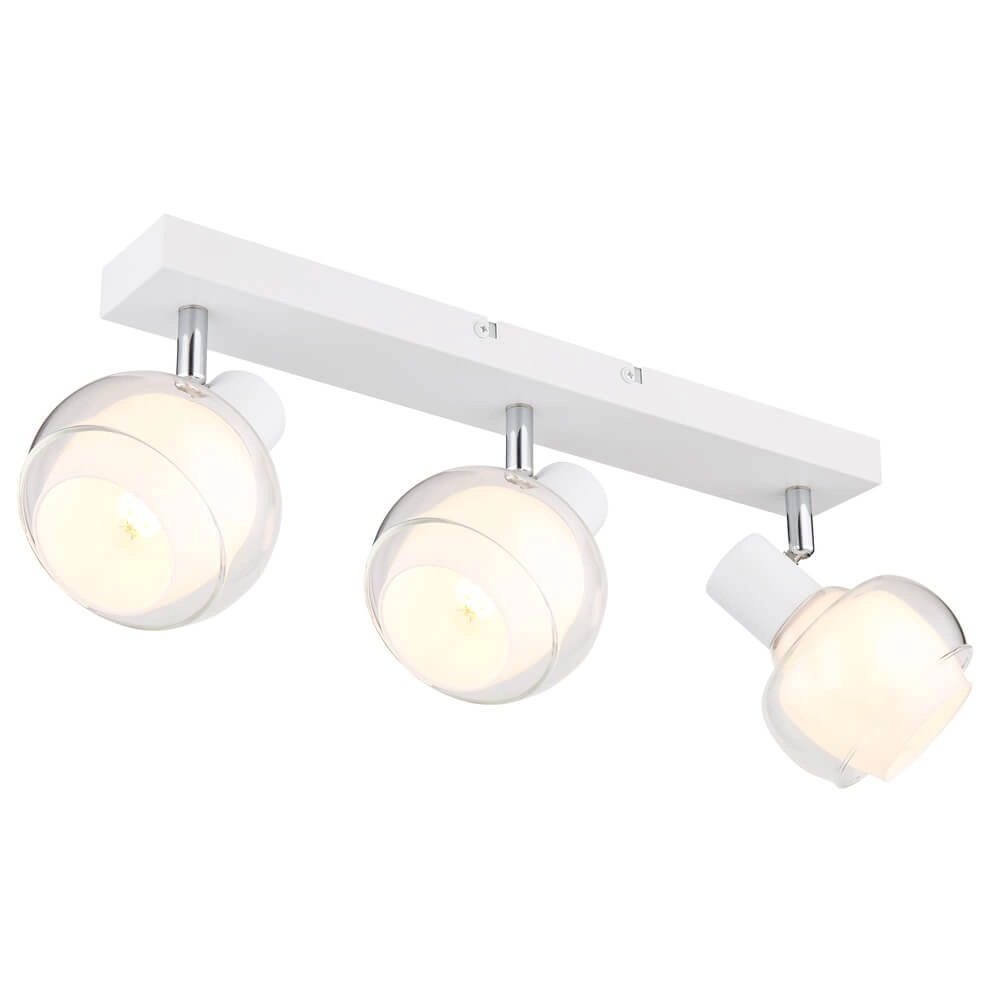Witte plafondlamp Tokki 3-lichts