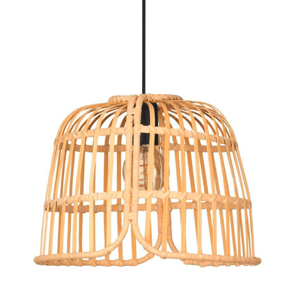 Rotan hanglamp Glyneath Ø 37,5cm