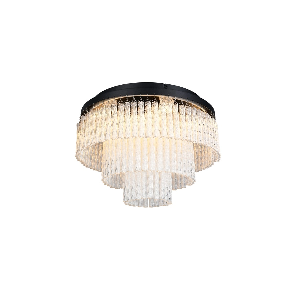 Design plafondlamp Vono zwart Trio 4017807682236