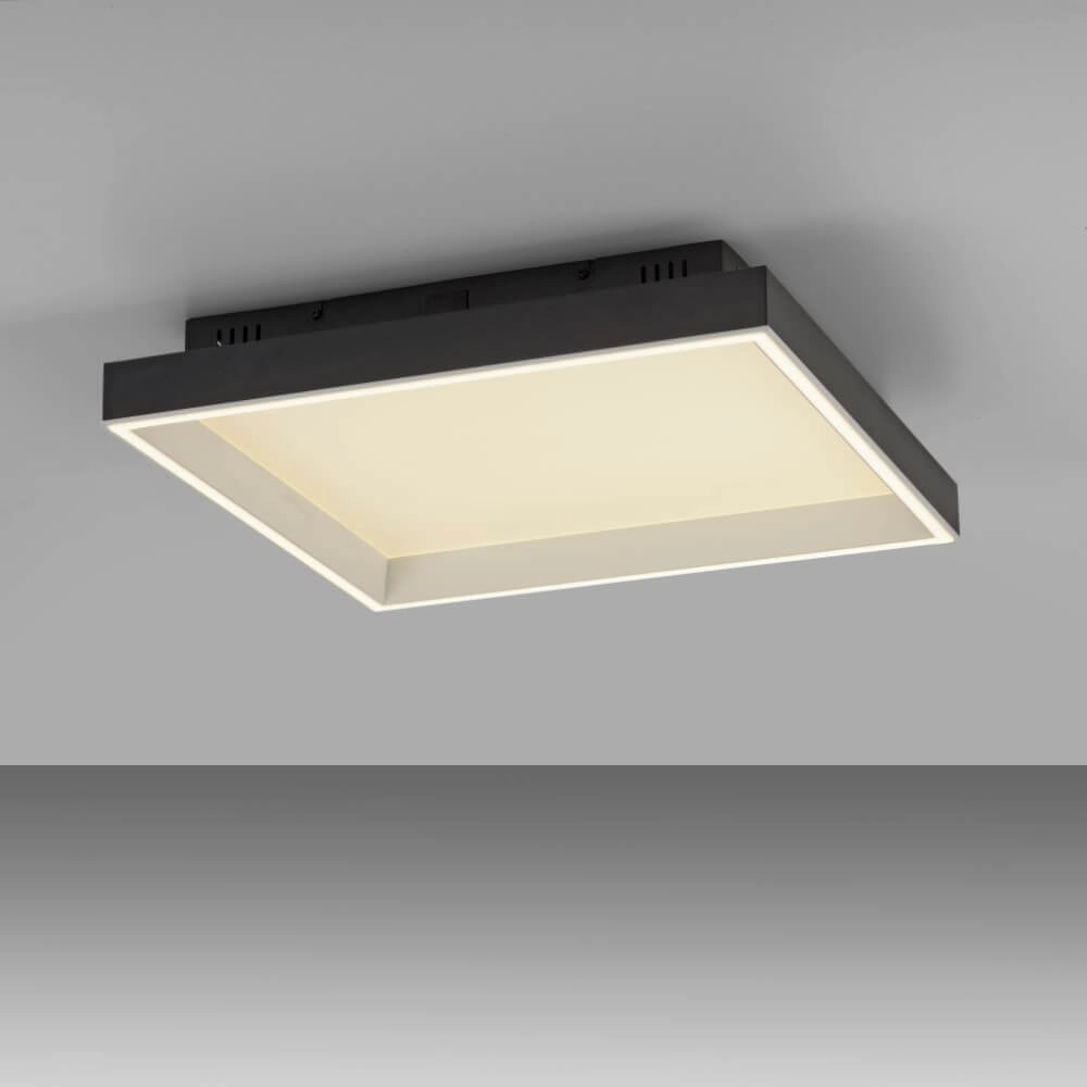 Zwarte plafondlamp Q-Magong vierkant Paul Neuhaus 4012248384602
