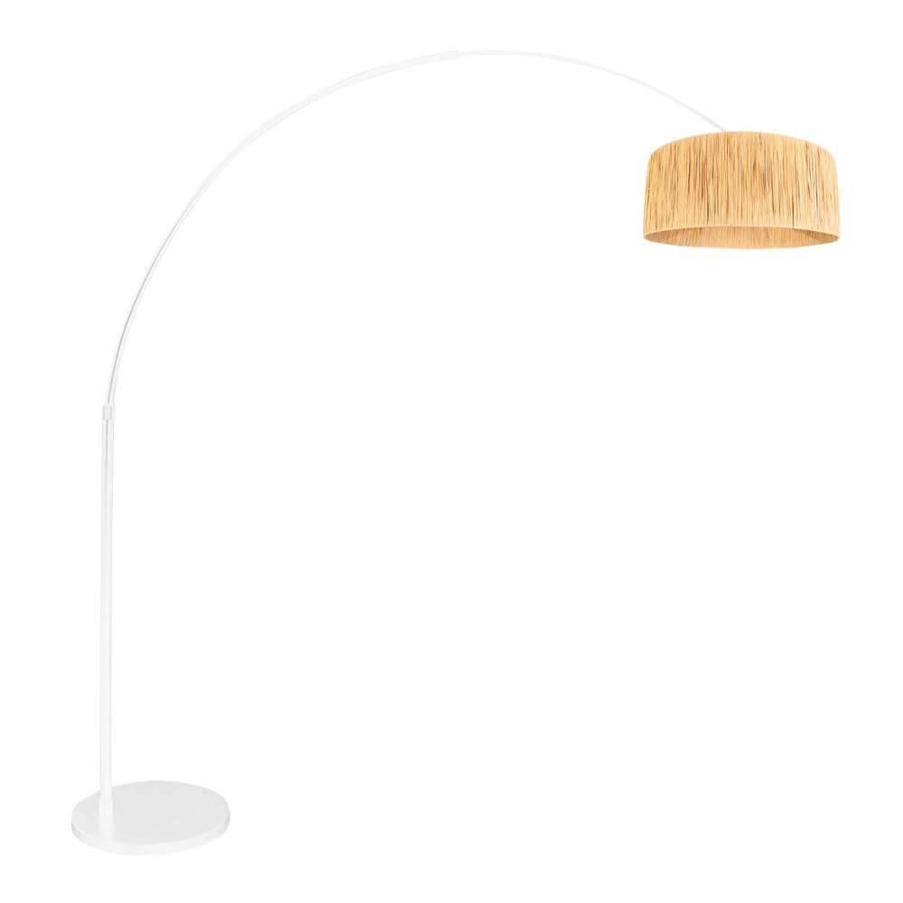 Booglamp Sparkled Light wit met strokleurige kap