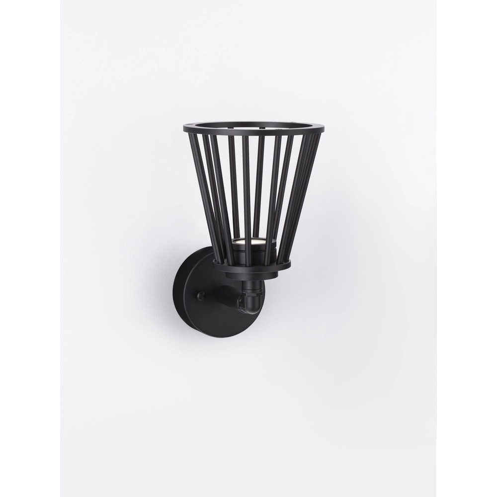 Zwarte wandlamp Carina design