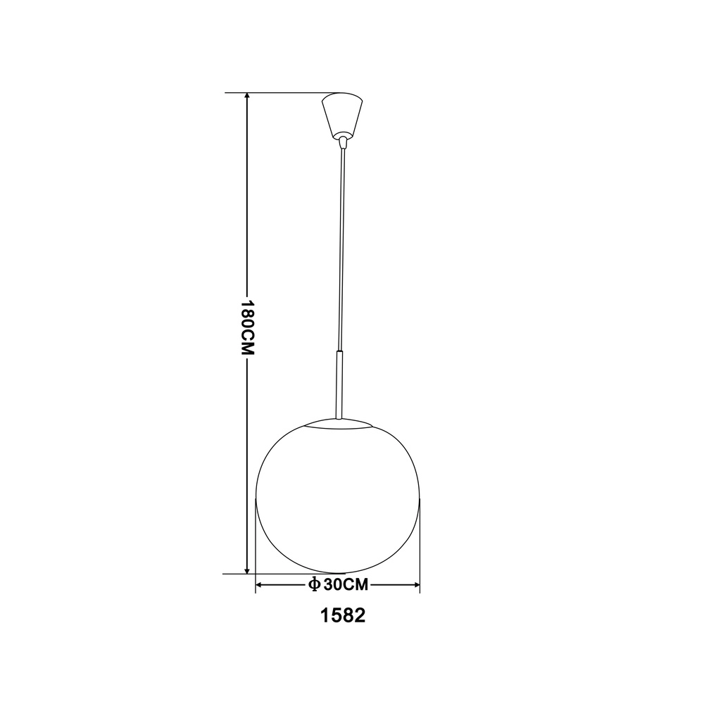 Design hanglamp Balla nikkel met wit Ø 30cm Globo 9007371129416