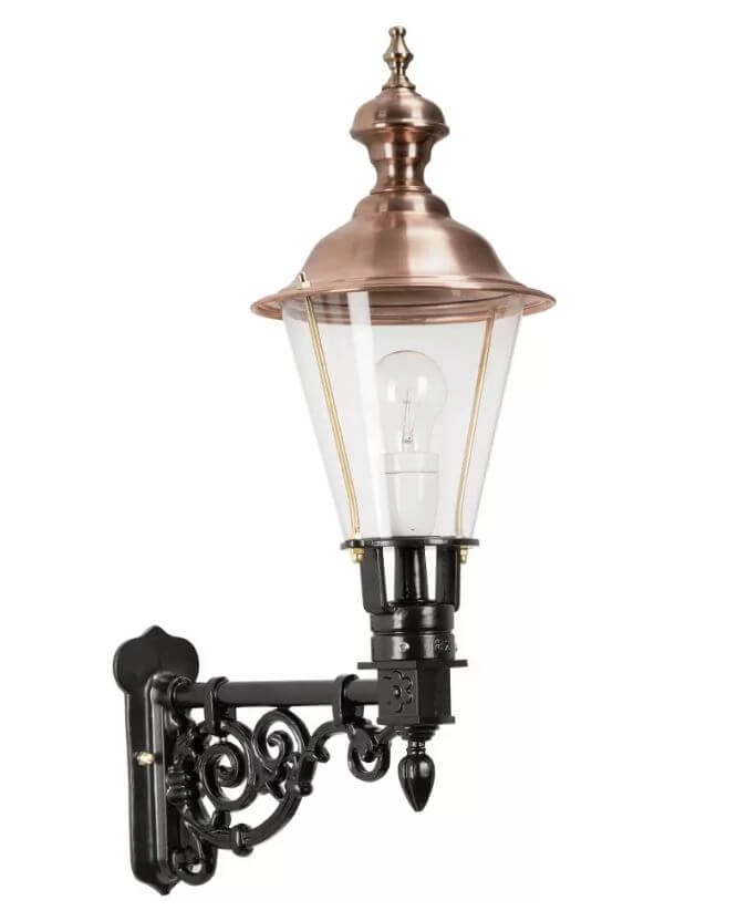 Buitenlamp Durgerdam nostalgie - zwart