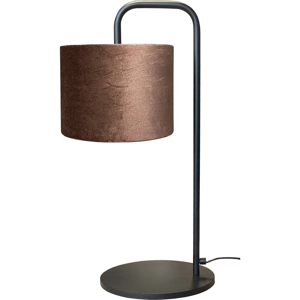 Tafel Schemerlamp Venus met bruine lampenkap