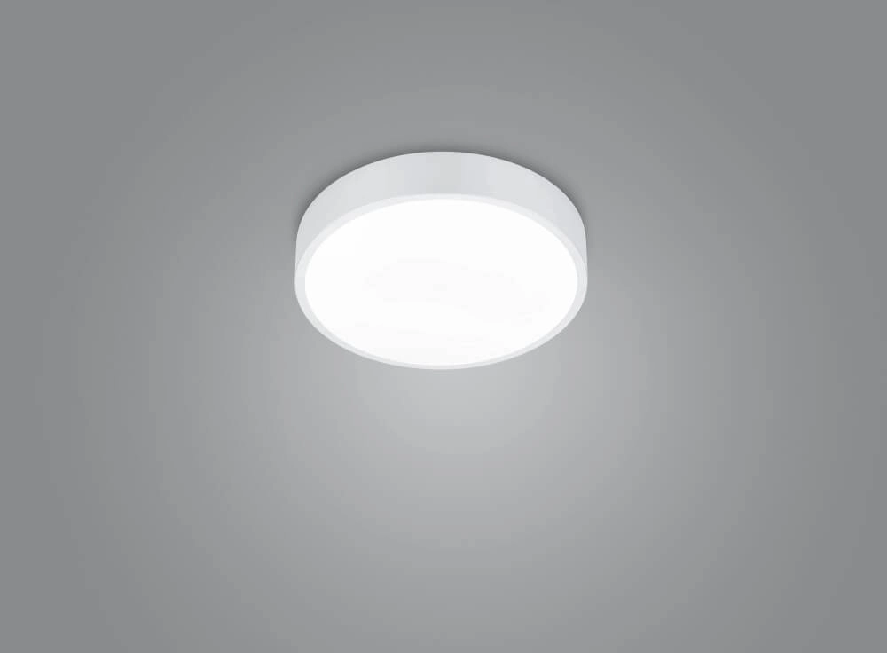 Witte plafonniere Waco Ø 31cm Trio 4017807525007