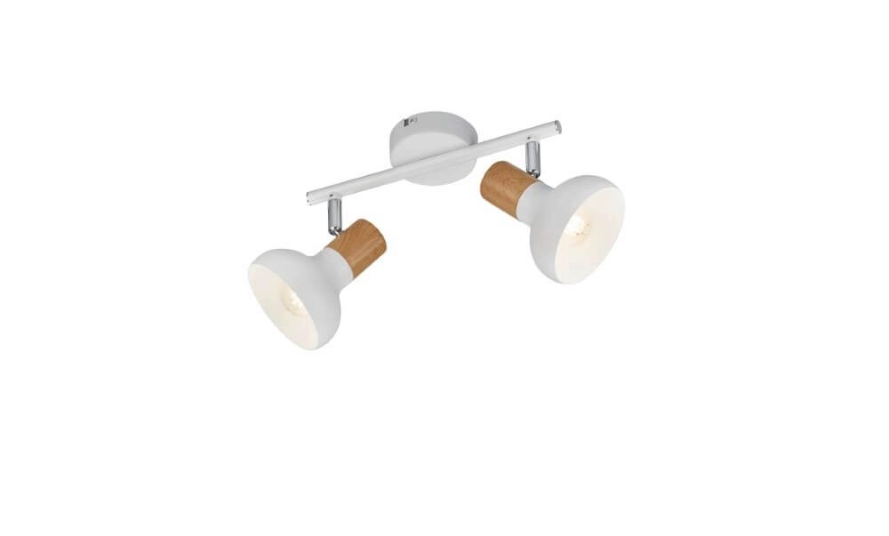 Plafondlamp Latika 2-lichts wit