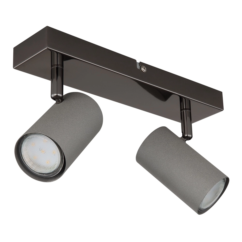 Plafondlamp 2-lichts Robby gunmetal Globo 9007371474547