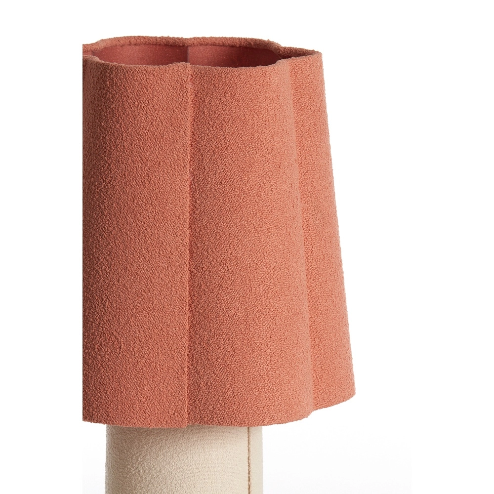 Schemerlamp Musaby organische vorm - wit en roze Light & Living 8717807784256