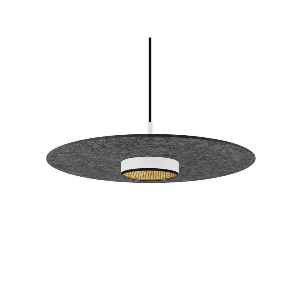 Vilt kap Grip! Flat Ø 50 x 0,6cm antraciet SLV 4024163316187