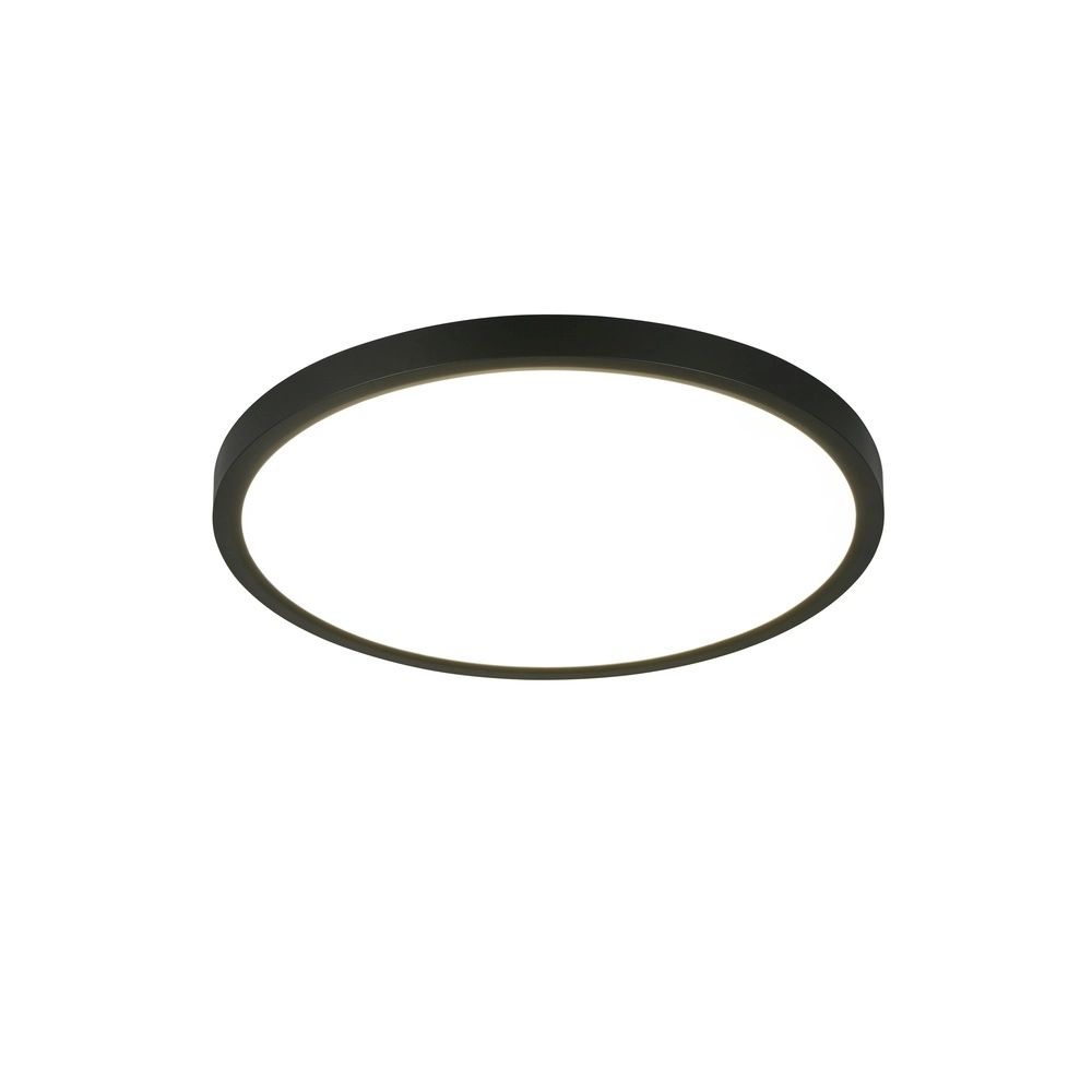 Plafonniere Draco zwart Ø 40cm Trio 4017807654493