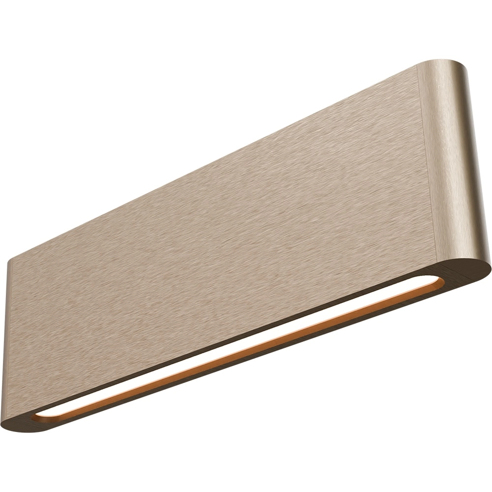 Moderne wandspot Atina 34cm koper brons