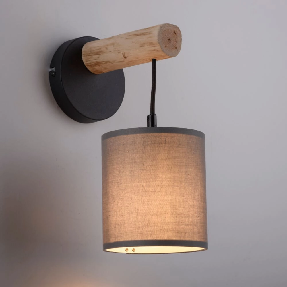 Landelijke wandlamp Green Tribu taupe Just Light 4043689995157