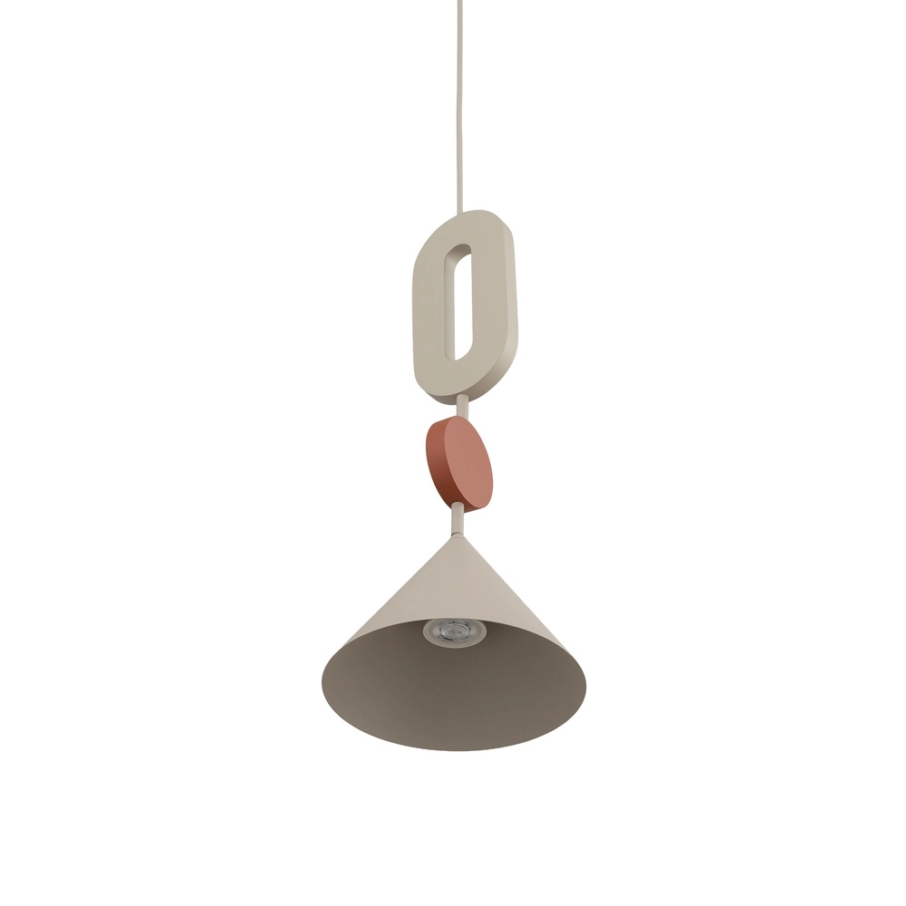 Unieke hanglamp Drops Color zand bruin Ø 20,5cm Lyora 5903139111928