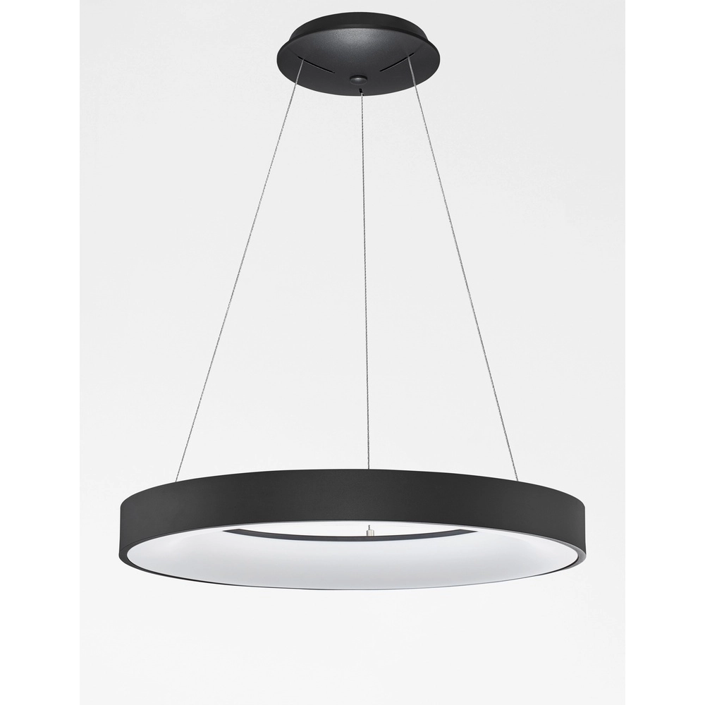 Hanglamp Rando Thin zwart Ø 60cm Lyora 5212017420220