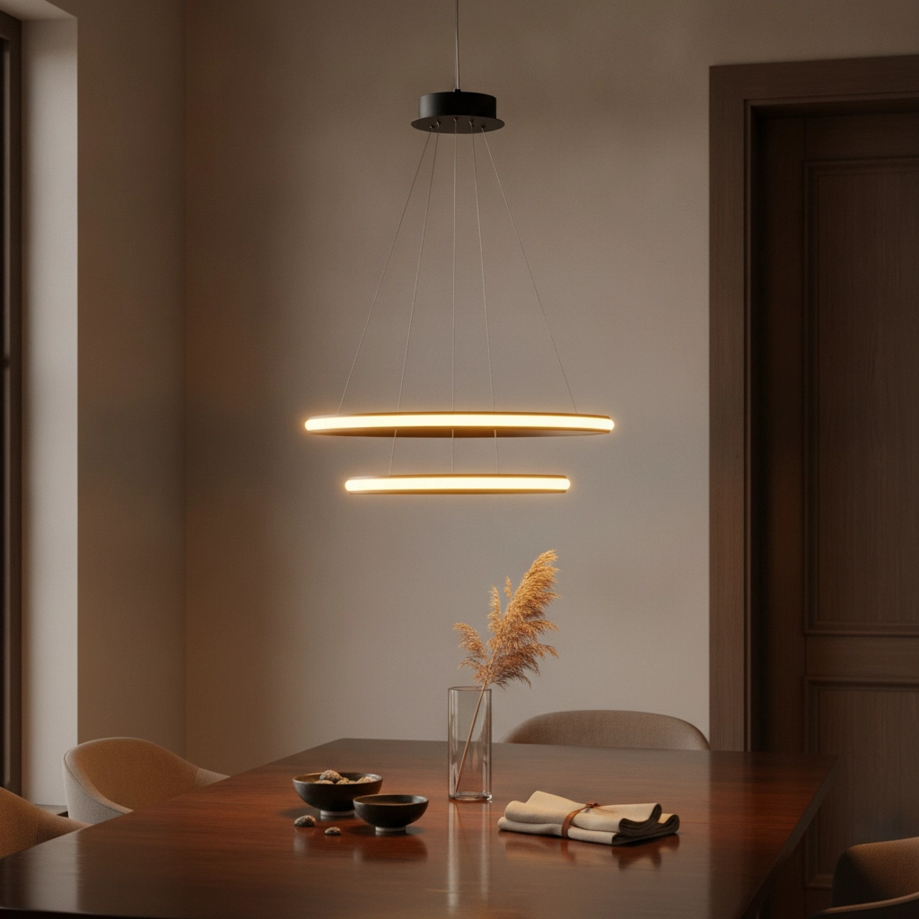 Design hanglamp Aries zwart Ø 59cm