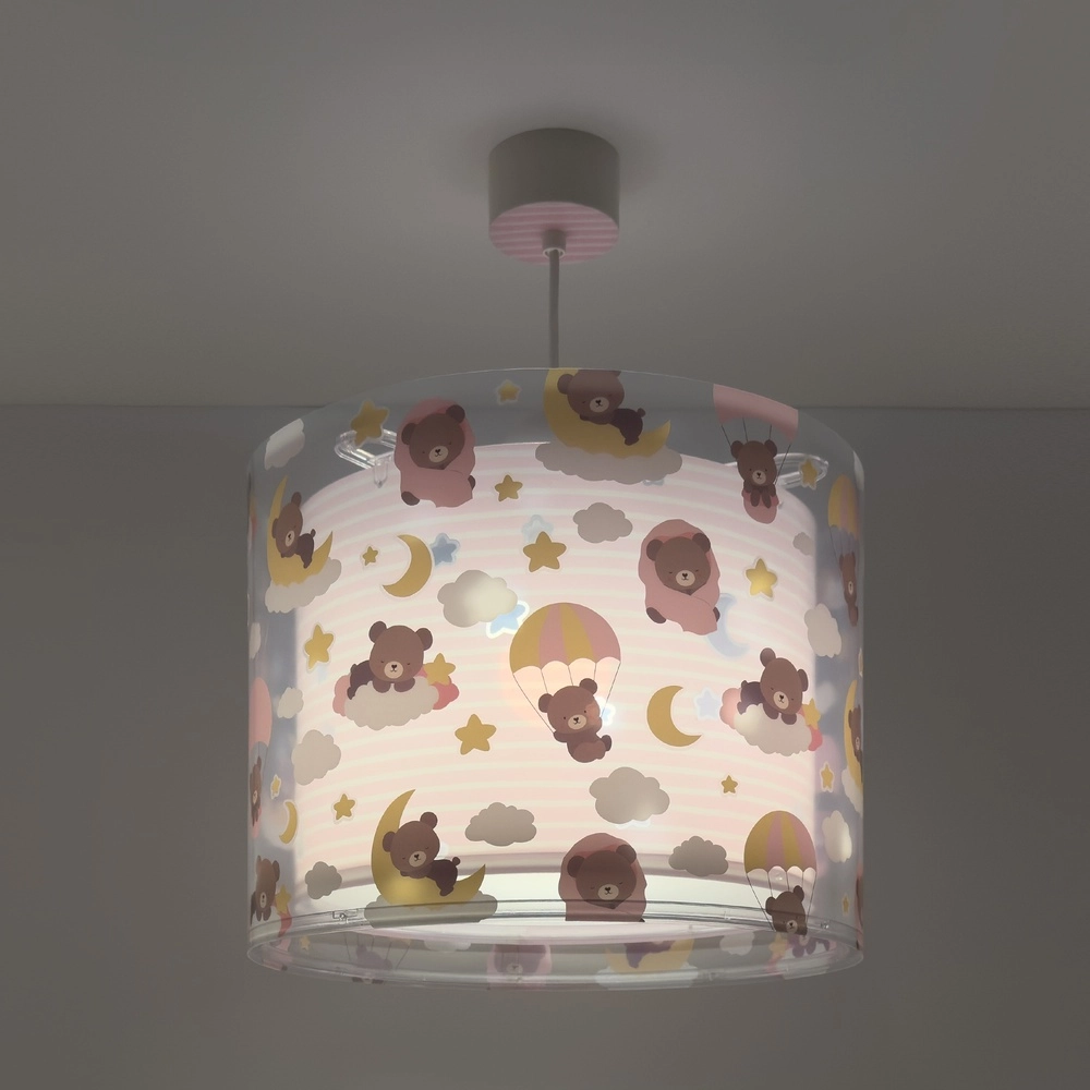 Kinderkamer hanglamp Baby Teddy roze Dalber 8420406002651