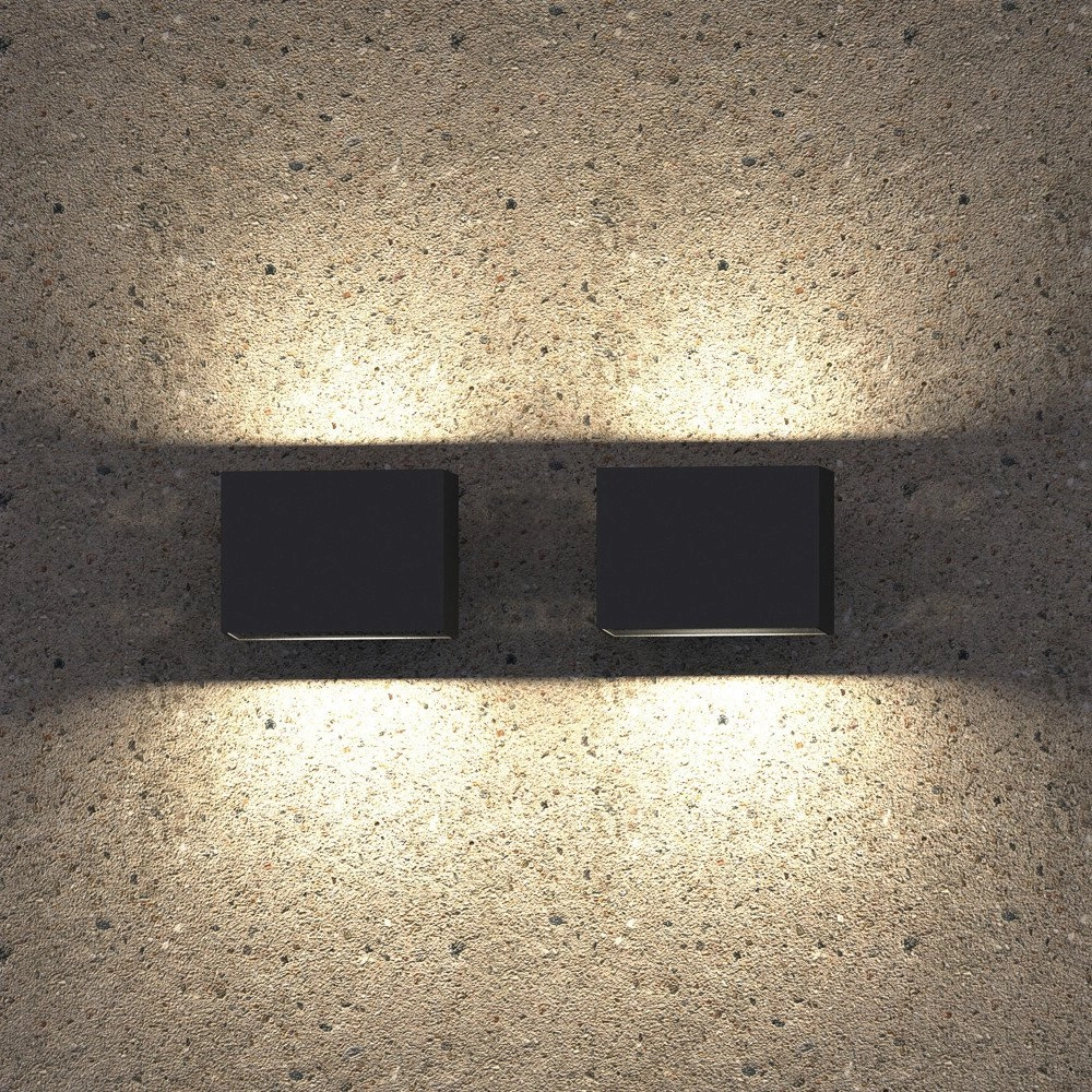 Zwarte wandspot Segment S KS verlichting 8714732749503