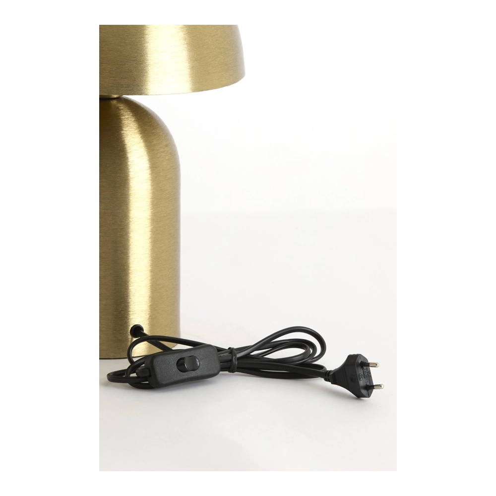 Design tafellamp Tolima egaal goud Ø 23cm Light & Living 8717807837853