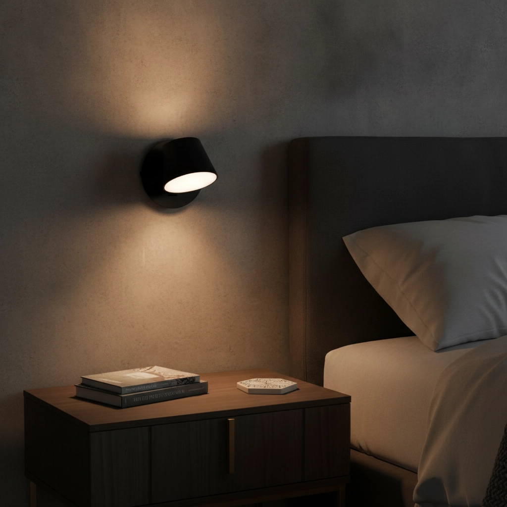 Wandlamp Amadeo design zwart