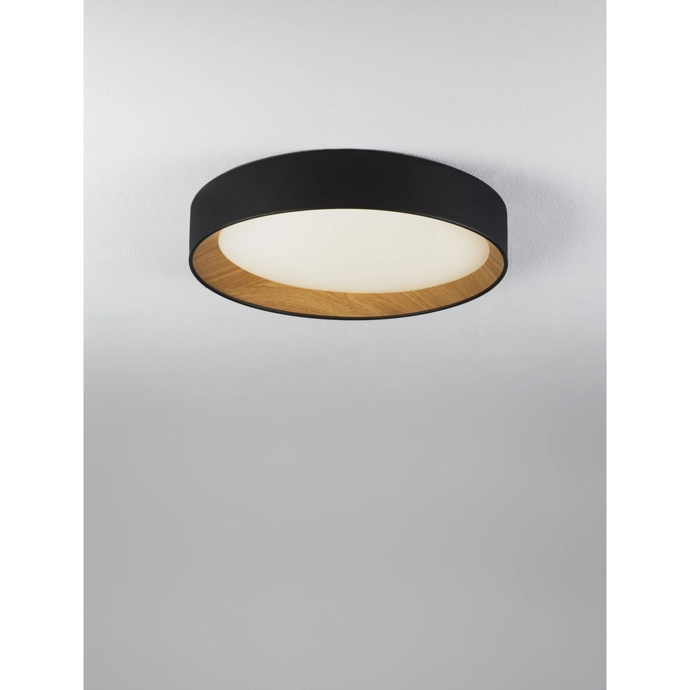 Plafondlamp Stake zwart Ø 45cm Lyora 5212017445933
