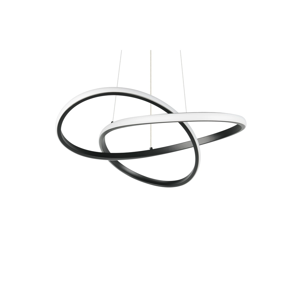 Design hanglamp Mansa zwart Trio 4017807682144