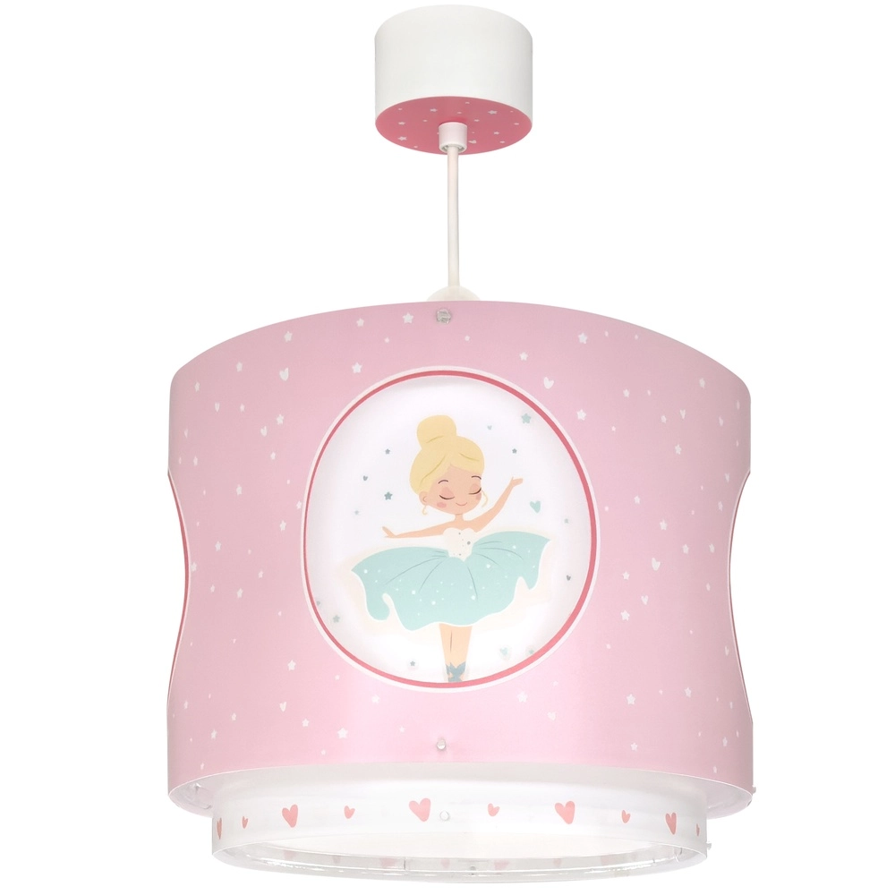 Hanglamp Princess Dance roze glow in the dark Dalber 8420406002743
