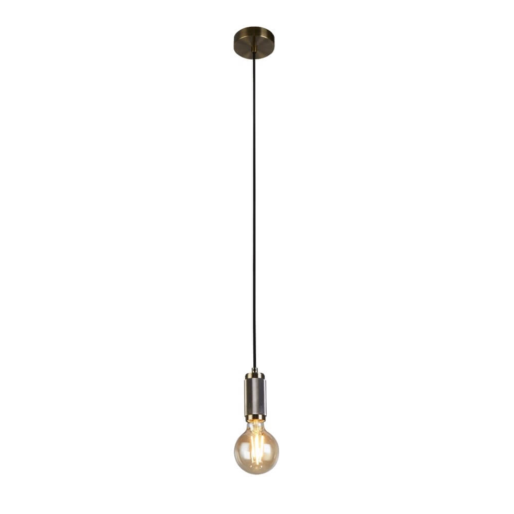 1-lichts hanglamp Suspension messing Searchlight 5053423244112