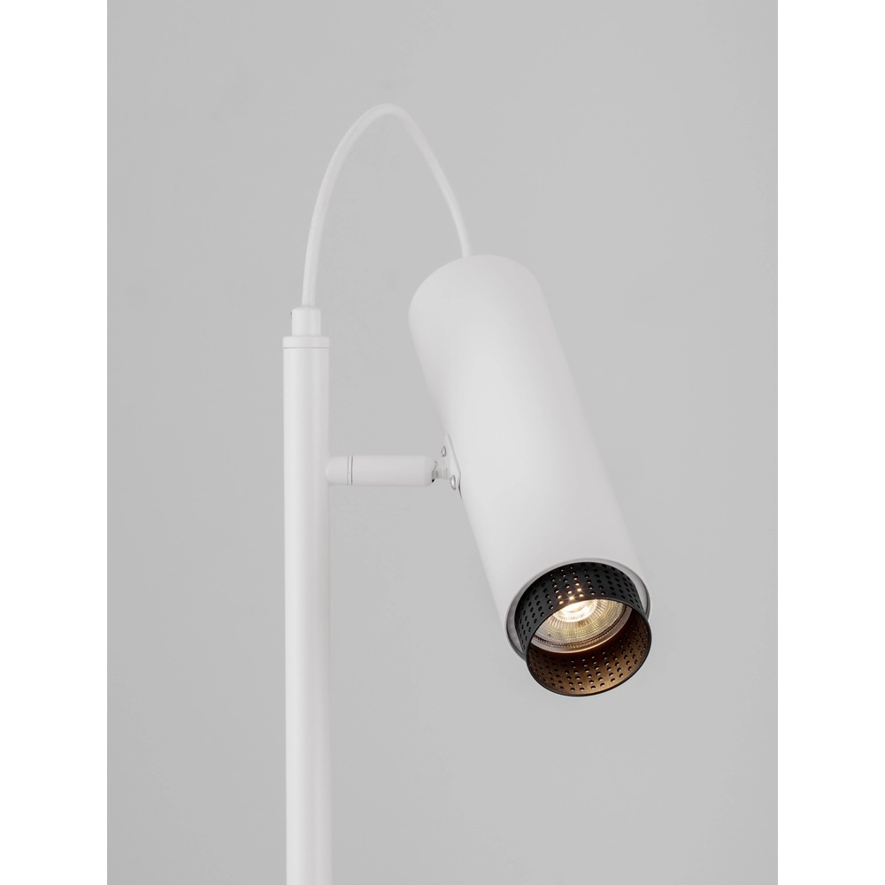 Leeslamp Nessi wit met zwart Lyora 5212017475213