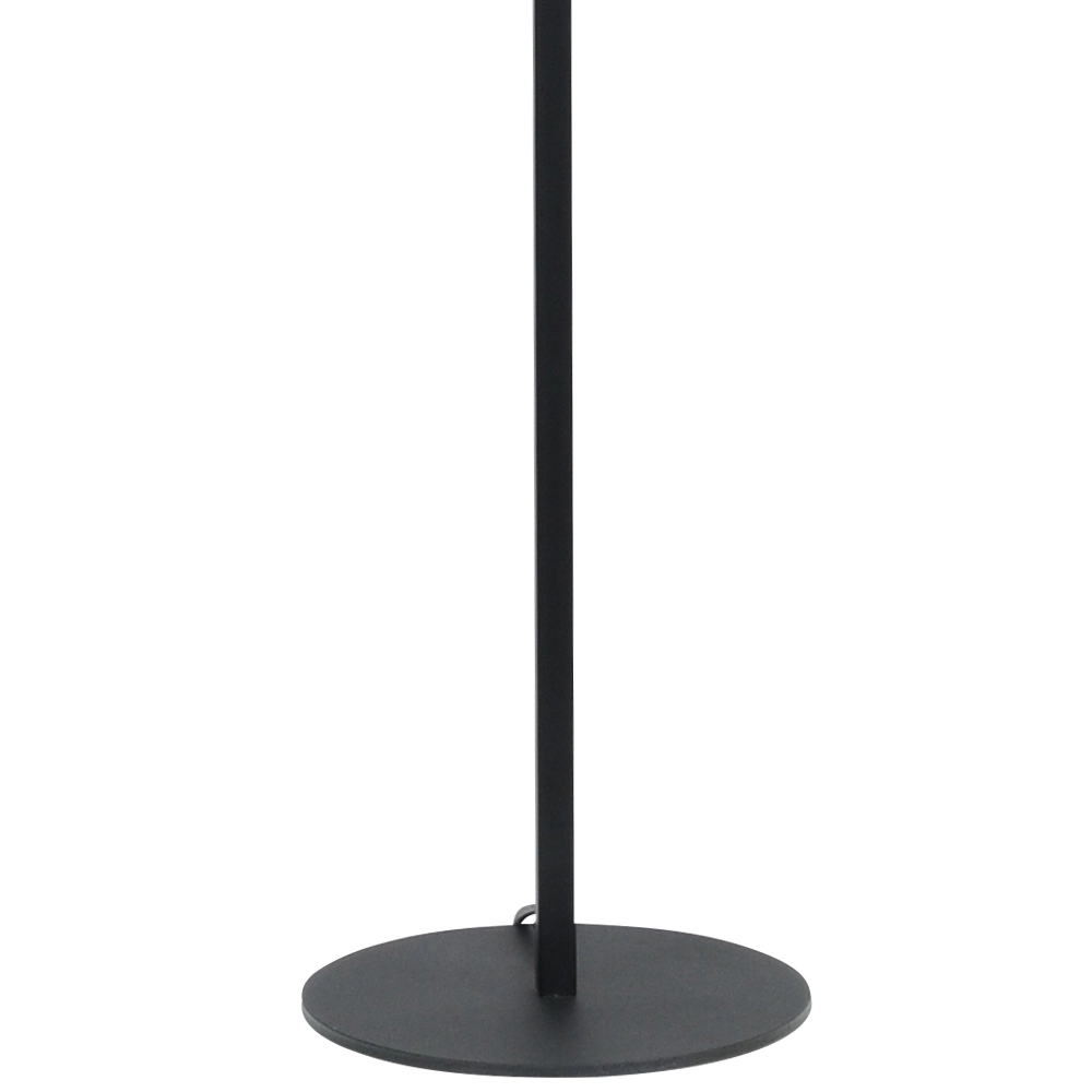 Zwarte vloerlamp Venus 150cm met olijfgroene lampenkap Masterlight 8718121204222