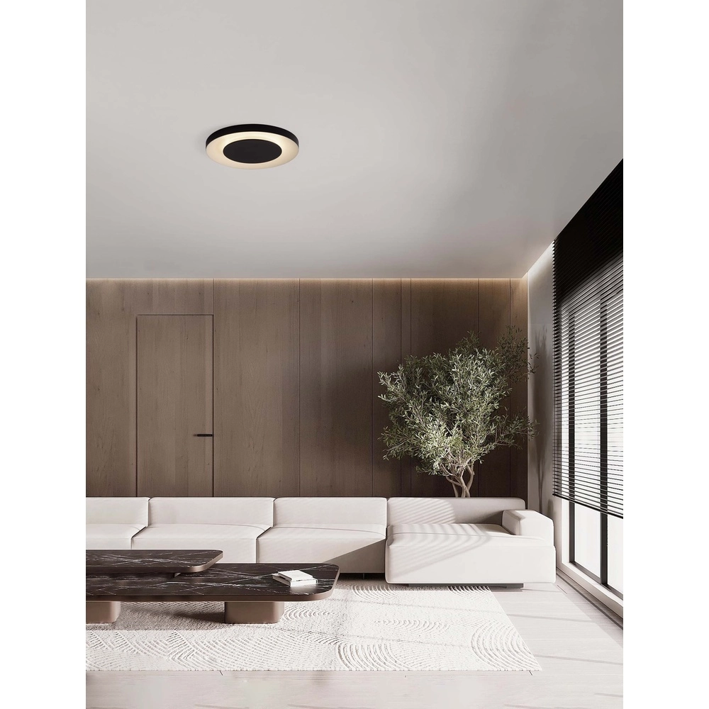 Plafondlamp Pada zwart Ø 60cm Lyora 5212017463319