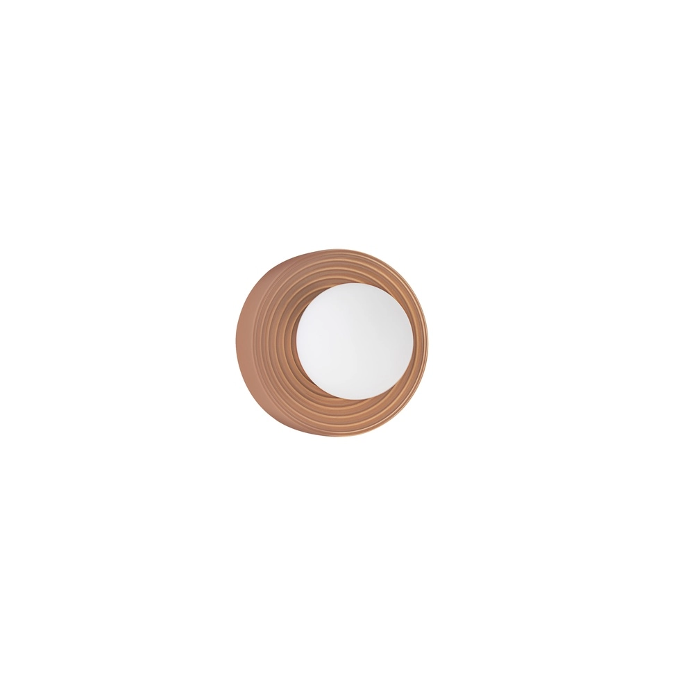 Wandlamp Orbique karamel Ø 16cm Lyora 5212017483935