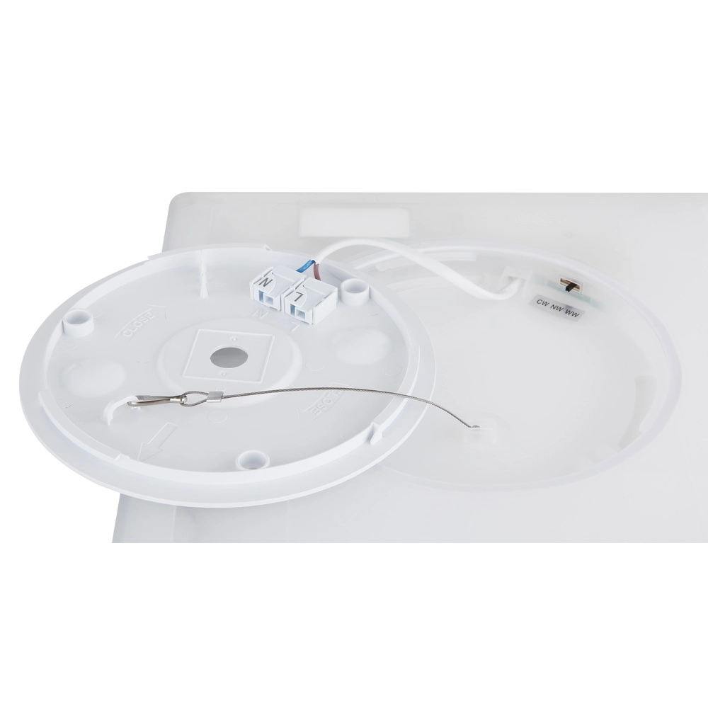 Plafonniere Sapana vierkant 29,4cm wit Globo 9007371402403