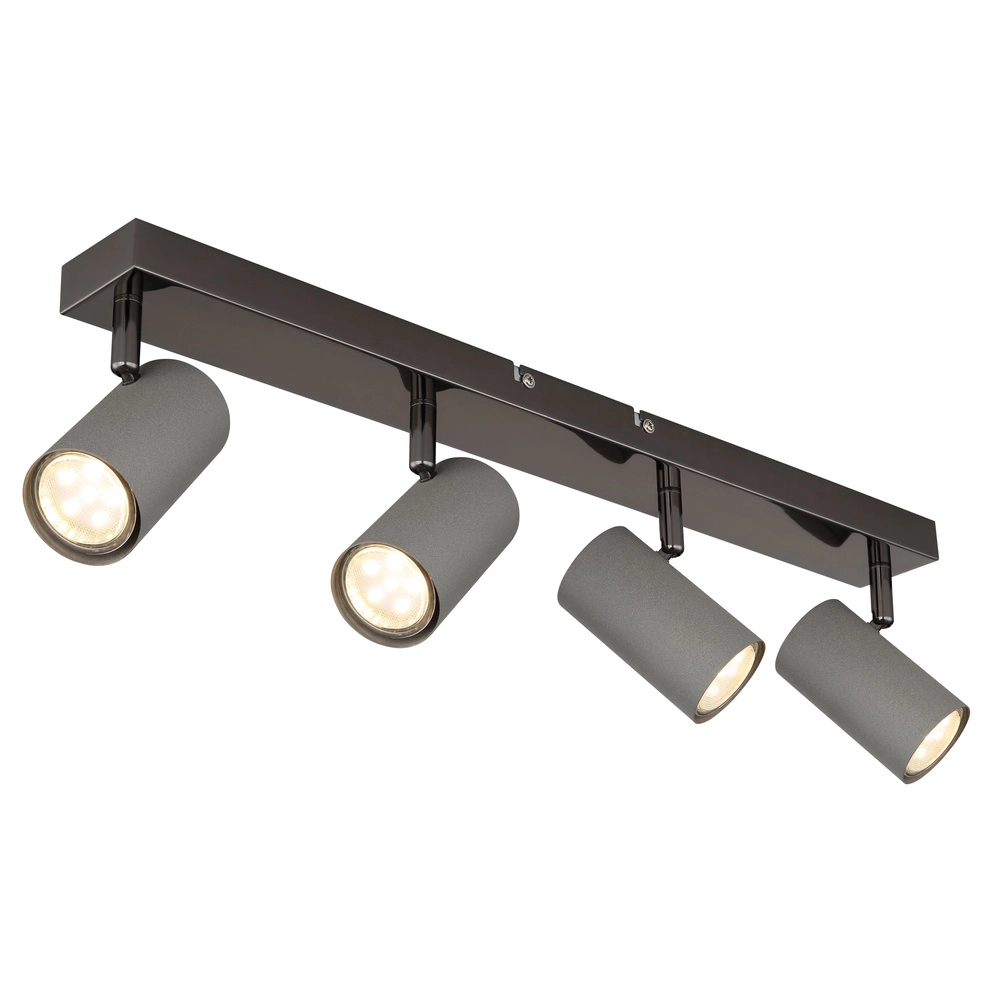 Plafondlamp 4-lichts Robby gunmetal