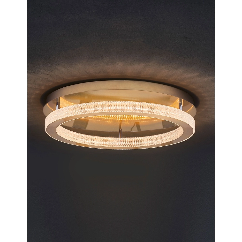 Plafondlamp Fiore goud Ø 60cm Lyora 5212017424167