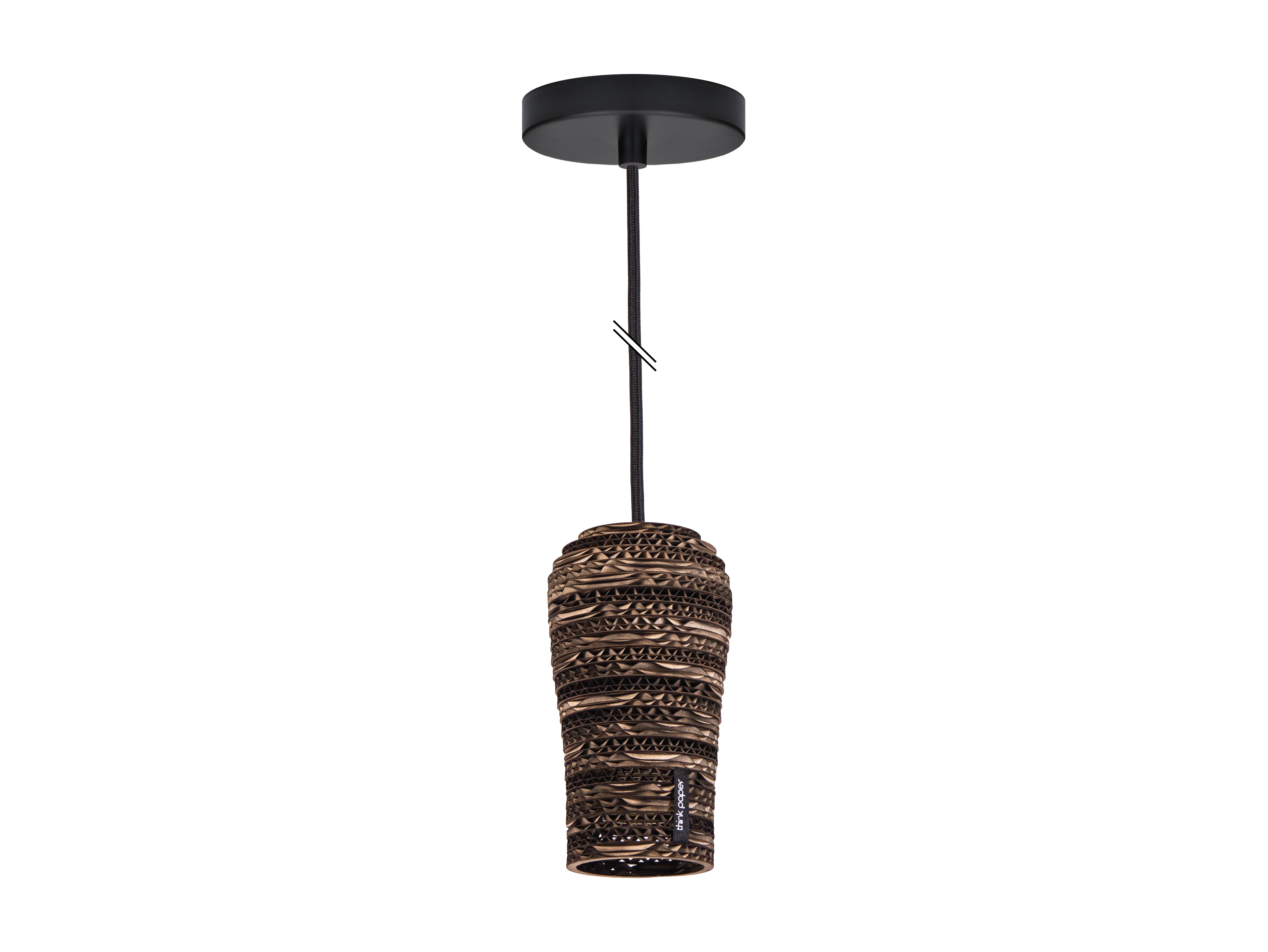 Socket 003 kartonnen hanglamp Ø 9cm