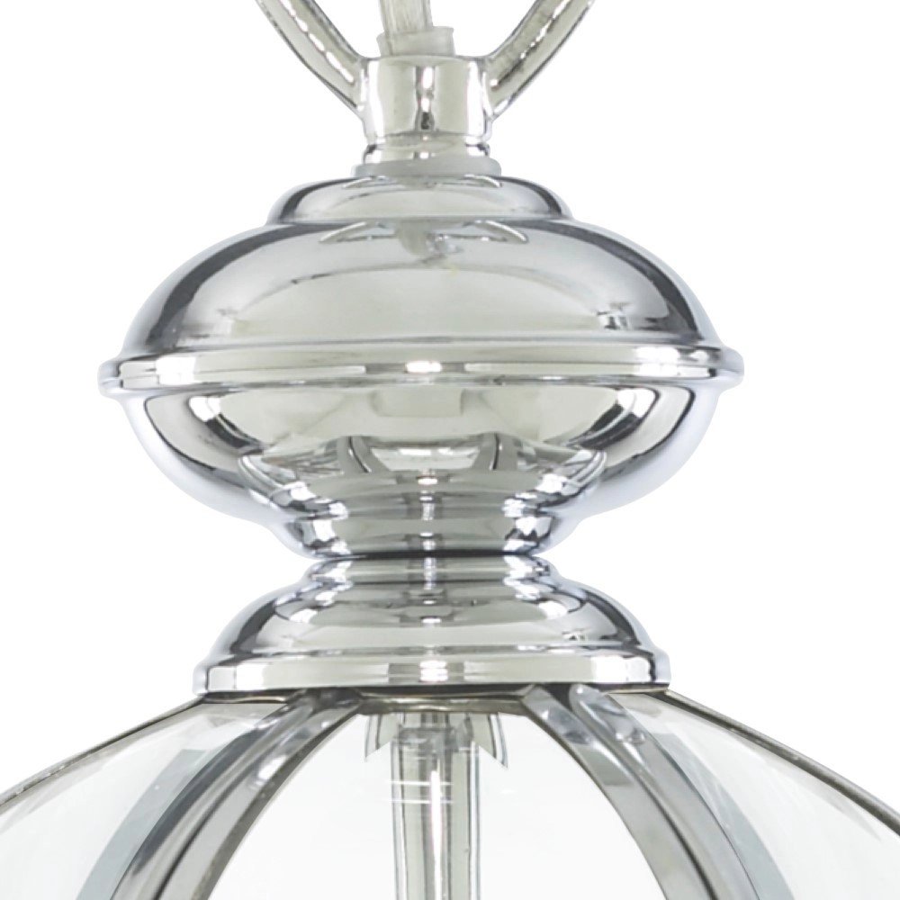 Klassieke lantaarn Lanterns 18cm chroom grijs Searchlight 5013874321879