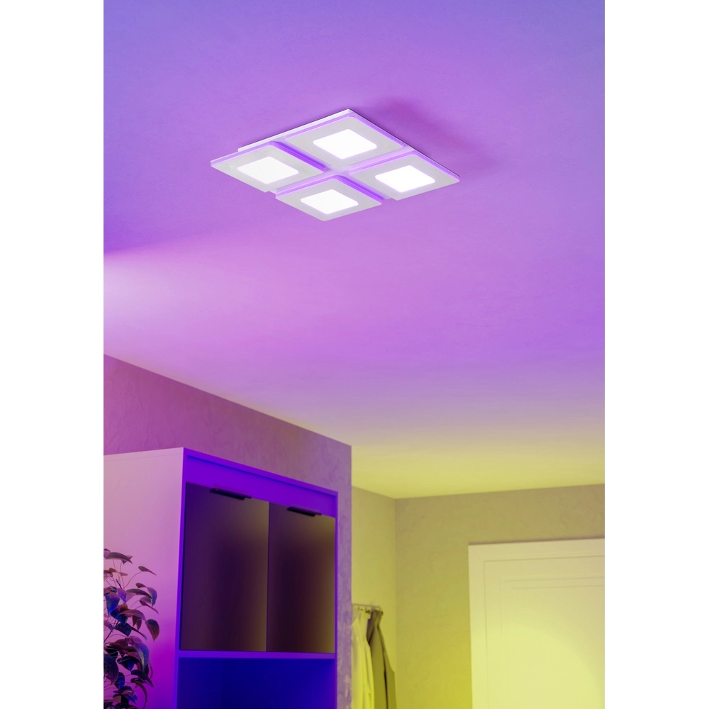 Led plafondlamp Padrogiano-Z Zigbee - 45x45cm Eglo 9008606244164