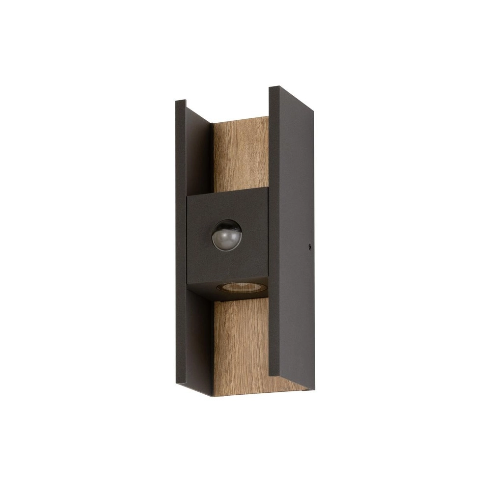 Wandspot Flatt antraciet met sensor SLV 4024163306478