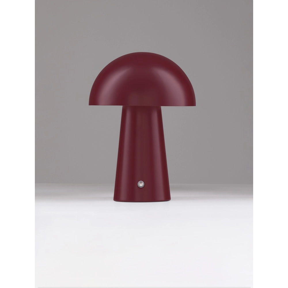Oplaadbare tafellamp Ande bordeaux rood Lyora 5212017472137