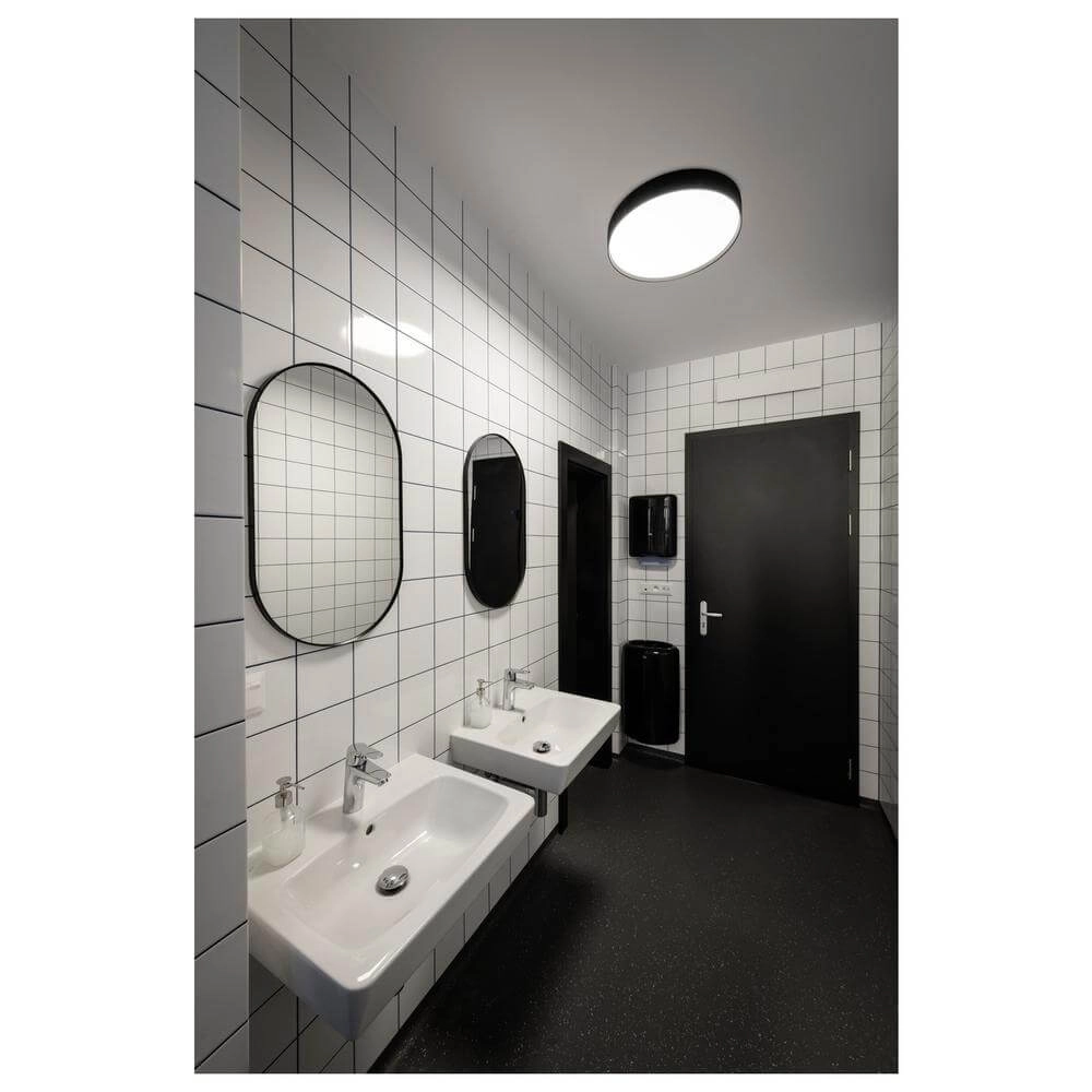 Plafondlamp Decona 42 zwart Ø 42cm SLV 4024163298179