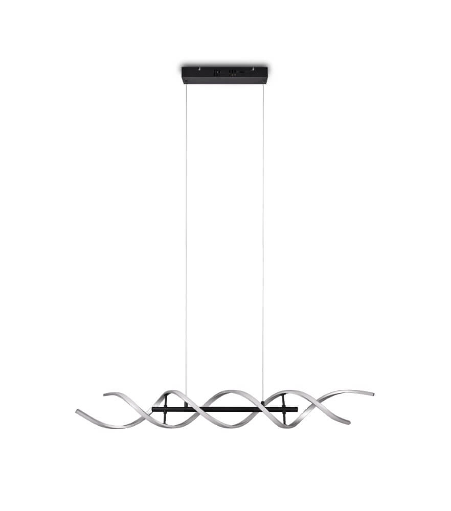 Design led hanglamp Sequence geborsteld metaal Trio 4017807540710