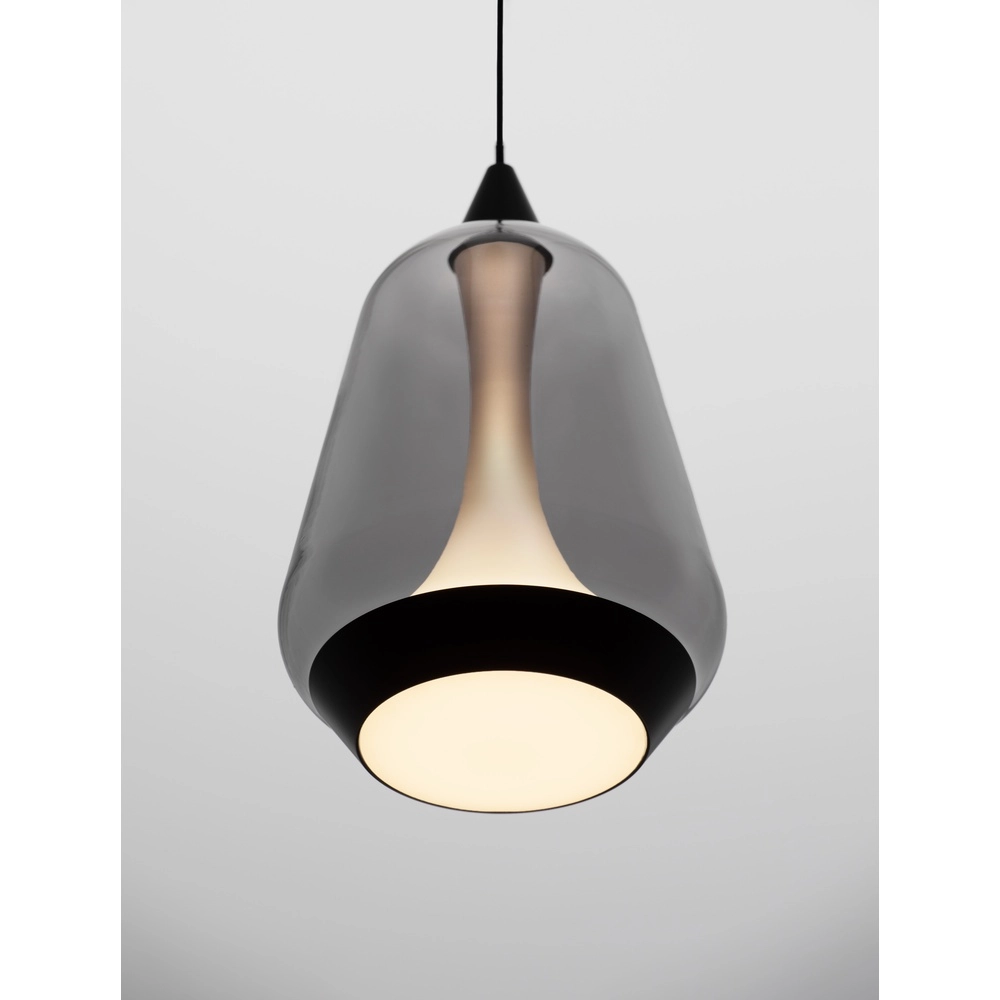 Design hanglamp Alish 1-lichts smoke glas Lyora 5212017477682