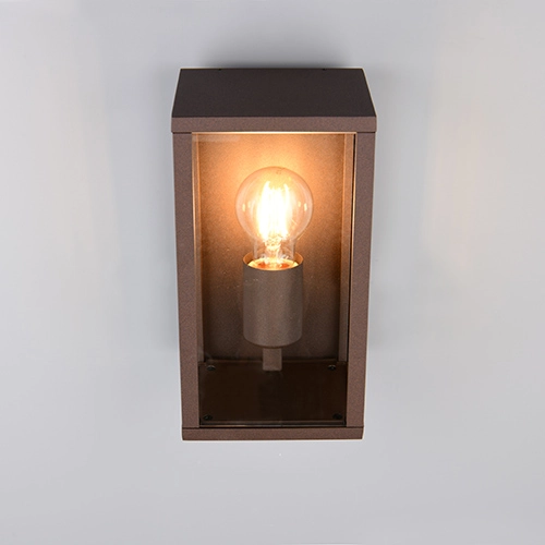 Moderne wandlamp Garonne S roestbruin Trio 4017807687378