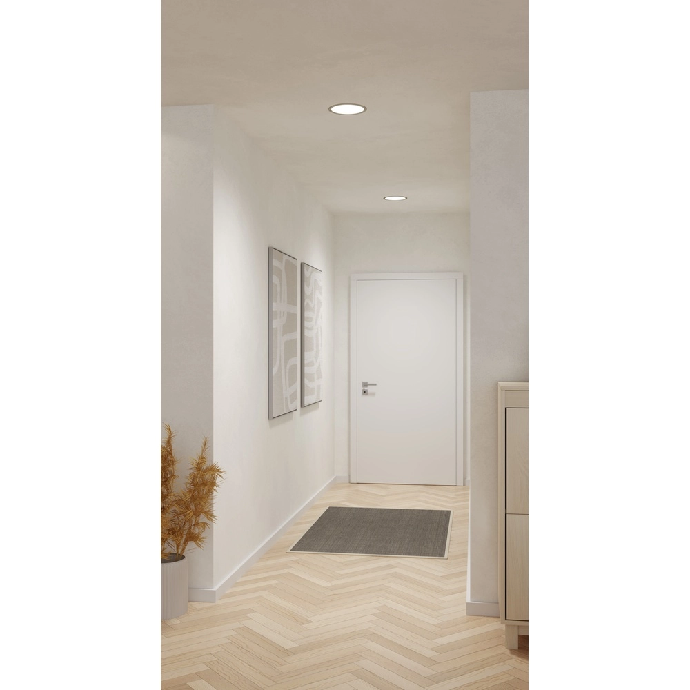Inbouw lamp Fueva 6 rond - rvs - Ø 21,6cm Eglo 9008606330867