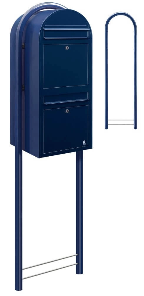 Brievenbus Duo 5003 Donkerblauw Bobi 6417237014092