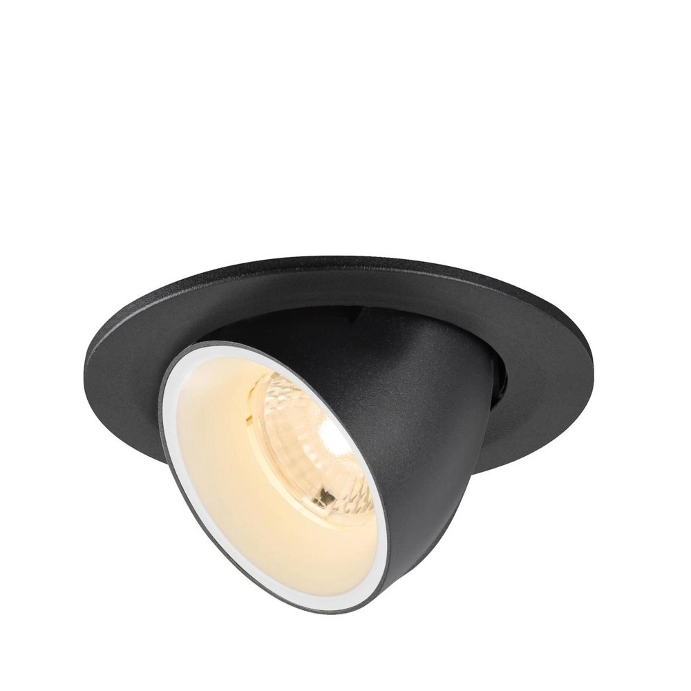 Inbouwspot Numinos Gimble S zwart/wit 2700K - 40gr
