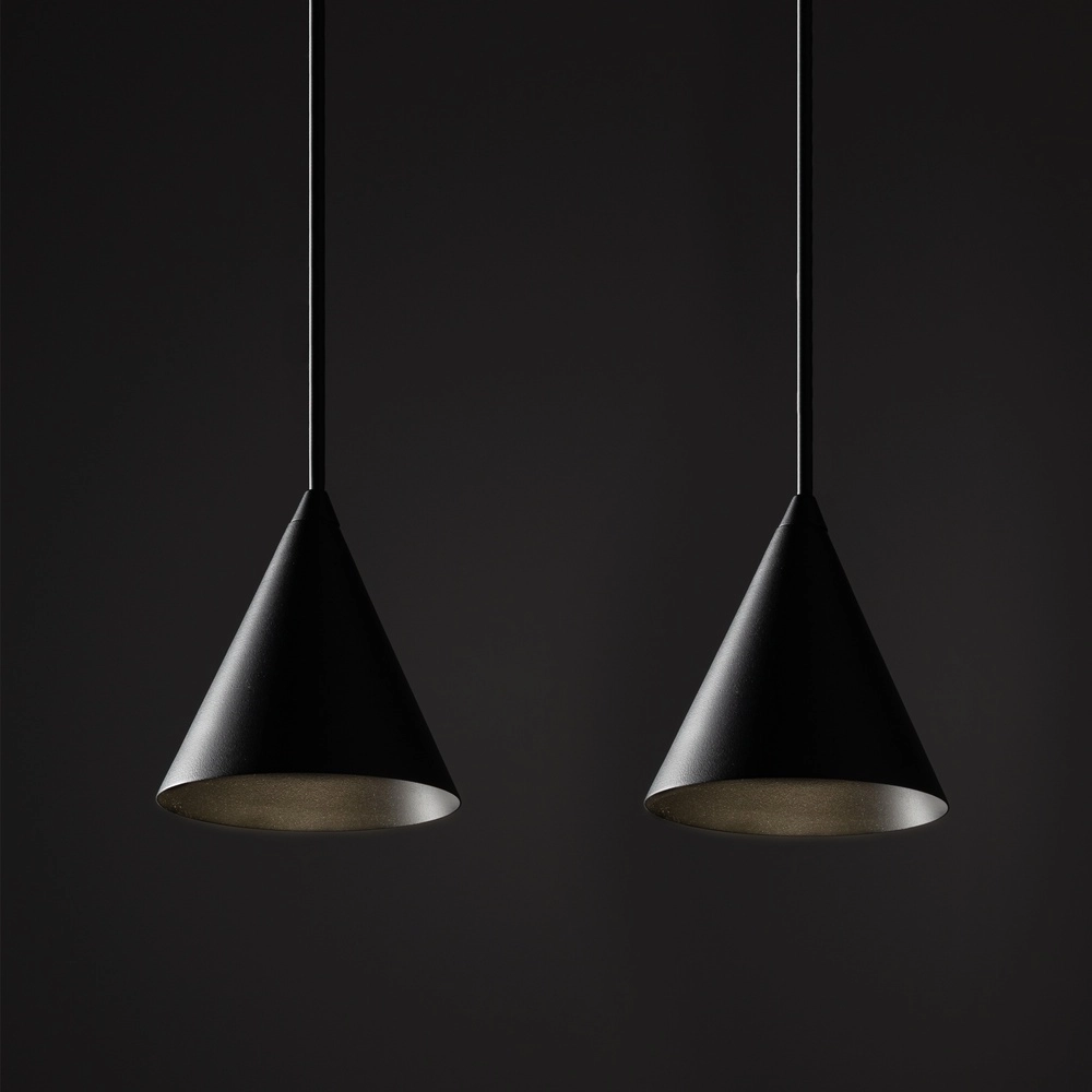 Plafond- en hanglamp Fourty zwart Lyora 5903139114486