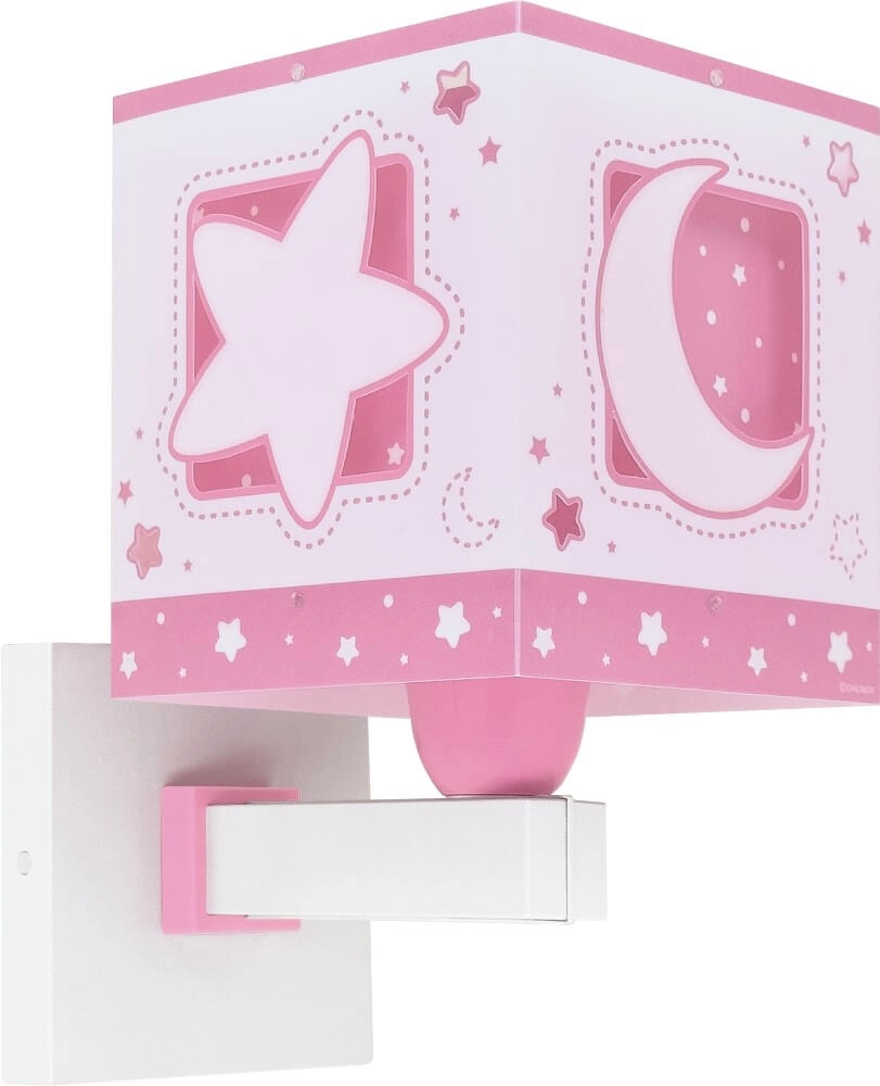 Roze wandlamp Moonlight voor kinderkamer